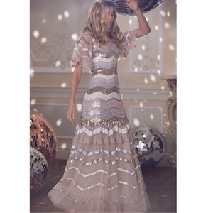 Needle & Thread
Alaska sequin-embellished tulle dress